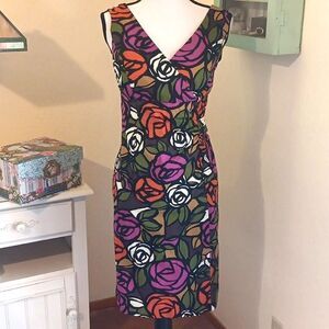 R&K Originals Floral Dress. Cotton. Bold Floral.